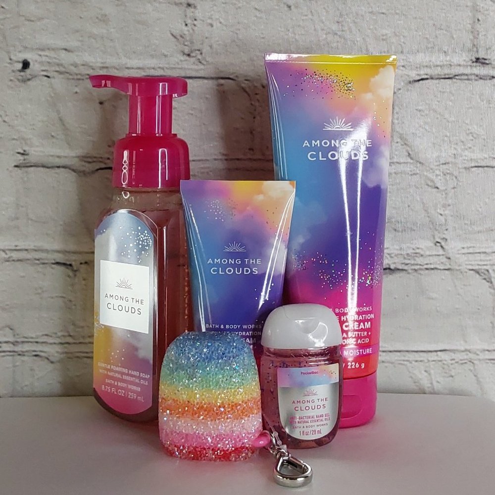 BATH & BODY WORKS 'AMONG THE CLOUDS' 5~PIECE BODY CARE GIFT SET - Picture 5 of 12